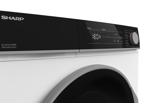 Sharp ES–NFH914AWC-DE washing machine Front-load – image 3