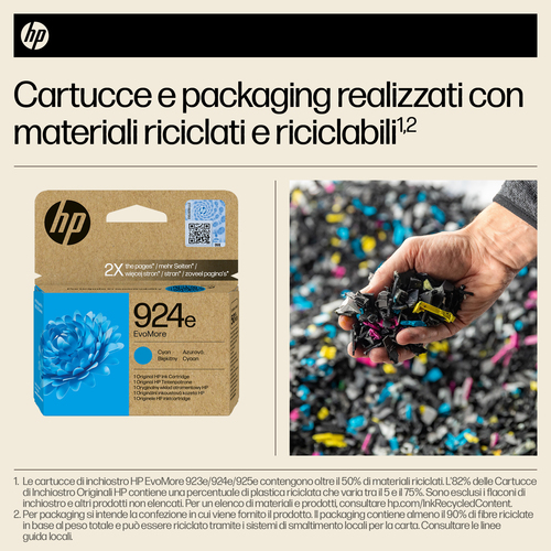 HP 924e – Cartuccia ciano originale