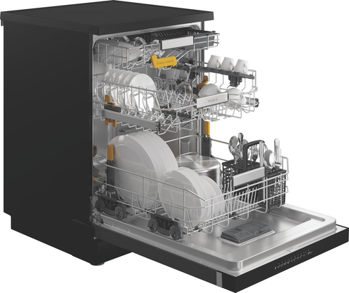 Whirlpool W8F HS61BS Vrijstaande vaatwasser Zwart, afbeelding 3