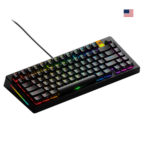 Glorious GMMK 3 HE 75% Prebuilt Wired Black gaming toetsenbord