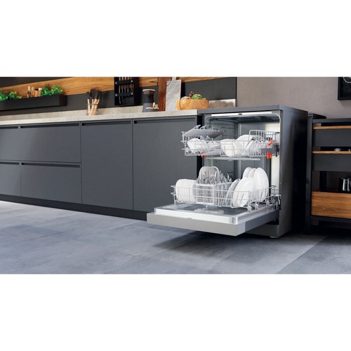 Hotpoint H2FHL626XUK Full Size Dishwasher - Stainless Steel - E Rated, Stainless Steel - image 7