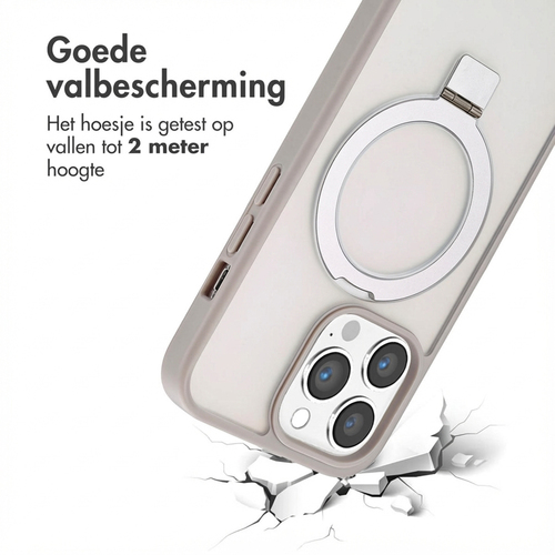 Accezz Ring Stand Backcover met MagSafe iPhone 13 Pro - Grey, afbeelding 4