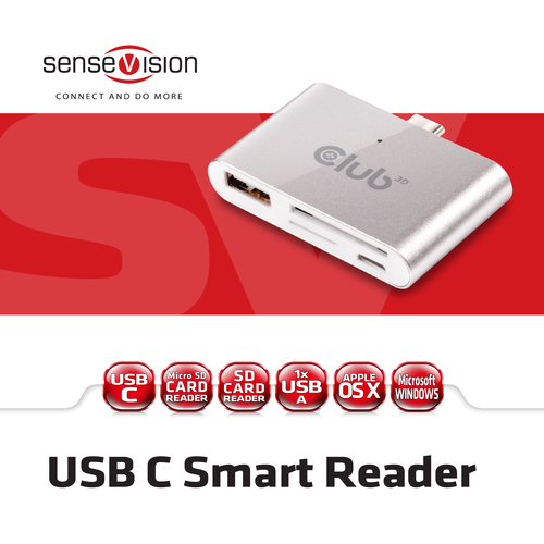 CLUB3D USB C Smart Reader – image 2