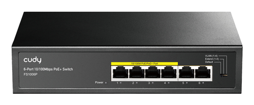Cudy 6-Port 10/100M PoE+ Switch