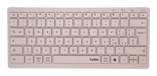 IOPLEE IOPEXTRCKBR584 keyboard Universal RF Wireless + Bluetooth QWERTY Italian Rose