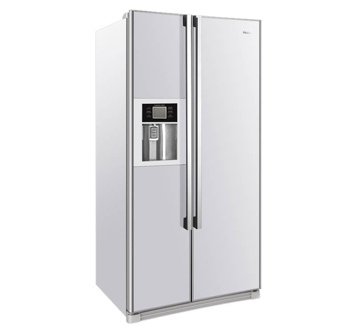 Haier HRF663ISB2W side-by-side refrigerator Freestanding