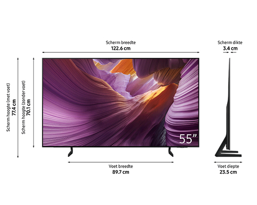 Samsung 55" OLED S85F 4K (2025), afbeelding 4