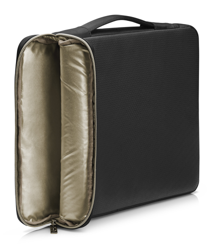 HP 3XD35AA 39.6 cm (15.6") Sleeve case Black, Gold – image 1