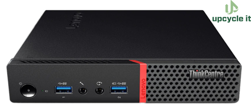 upcycle it Lenovo ThinkCentre M900 Tiny (Refurbished) A Intel® Core™ i5 i5-6500T 8 GB DDR4-SDRAM 256 GB Твердотельный накопитель (SSD) Windows 10 Pro Mini PC Мини-ПК Черный