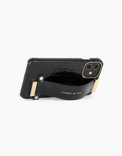 iDeal of Sweden Statement Case iPhone 12 MINI Neo Noir Cr Str – image 1