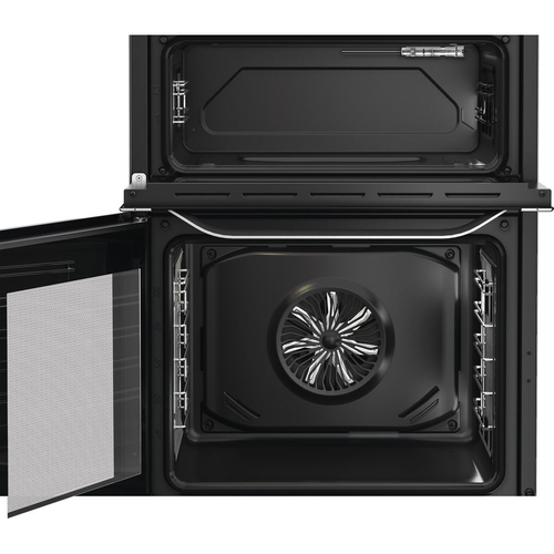 Hotpoint HDE6VDCASX 60cm Double Oven Electric Cooker in Stainless Stee - image 2