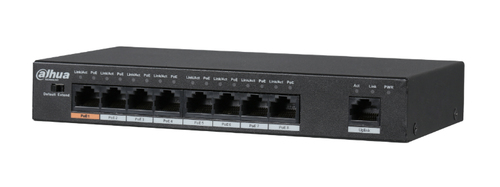 Dahua Technology PoE DH-PFS3009-8ET-96 network switch L2 Fast Ethernet (10/100) Power over Ethernet (PoE) Black