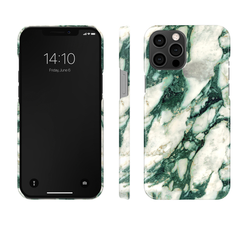 iDeal of Sweden Printed Case iPhone 12 PROMAX Calacatta Emerald Mb – image 2