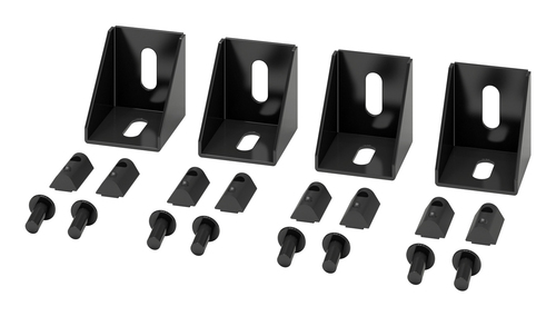 APC Right Angle Connector x4 Black