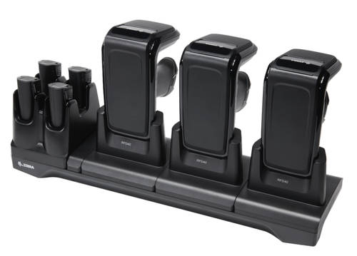 Zebra CRD3S4T-RFD49-UNIV-COM-1R зарядное устройство для мобильных устройств RFID-считыватель Черный Кабель переменного тока Для помещений