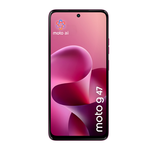 Motorola Moto G47 6.67 128GB Pantone fuchsia rød Rød – billede 3
