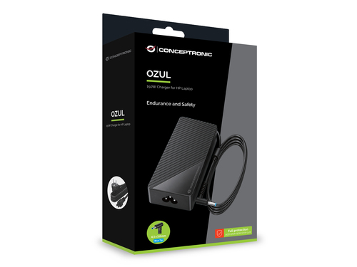 Conceptronic OZUL12BE 150W GaN Charger for HP Laptop, 4.5 × 3.0 mm DC Connector, 19.5V – image 3
