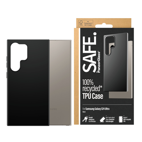 PanzerGlass SAFE. by PanzerGlass® TPU Case Samsung Galaxy S24 Ultra | Black – image 2