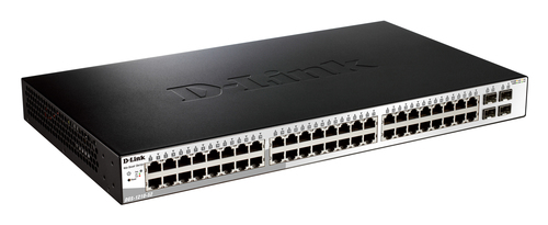 D-Link DGS-1210-52P network switch Managed L2 Gigabit Ethernet (10/100/1000) Power over Ethernet (PoE) 1U Black, White – image 2