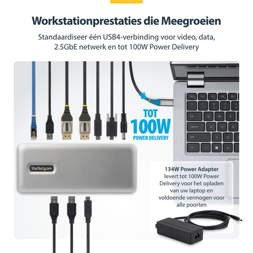 StarTech.com 208UE-USB4-DOCK - USB4 Docking Station, afbeelding 5