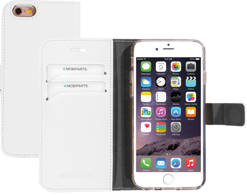 Mobiparts Saffiano Wallet Case Apple iPhone 6, iPhone 6S White