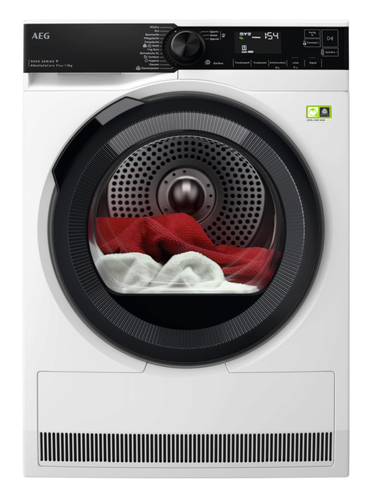 AEG Series 9000 TR9W75790 сушилка для белья Отдельно стоящий Фронтальная загрузка 9 kg Белый