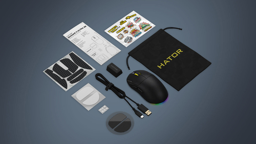 Hator Quasar 3 Ultra 8K Wireless gaming muis, afbeelding 9