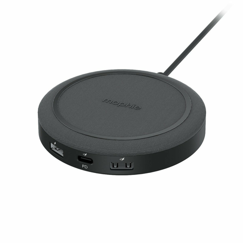 mophie Wireless Charging Hub Universalus Juoda AC Belaidis