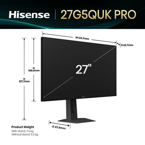 Hisense 27G5QUK PRO – image 2