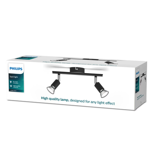 Philips Limbali bartube black 2x50W 230V – Foto 2 von 2