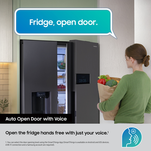 Samsung Series 9 RS90F64EDFEU Black Freestanding Side-By-Side Fridge-Freezer - Plumbed-In Ice & Water - image 6