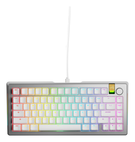 Glorious GMMK 3 PRO Hall Effect 75% Prebuilt Bedraad Zilver Toetsenbord, afbeelding 2