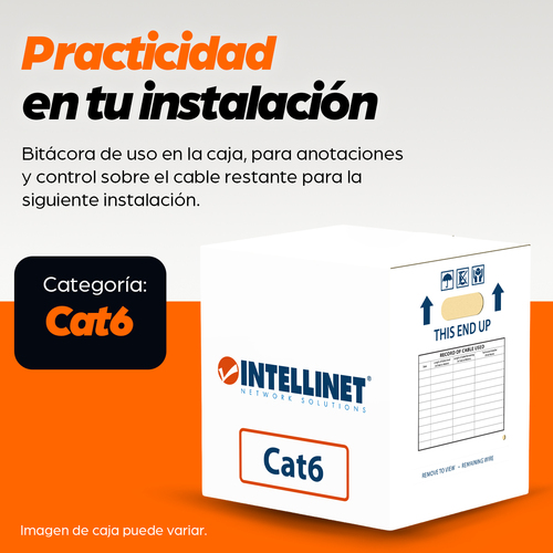 Bobina Cat 6 INTELLINET 704670