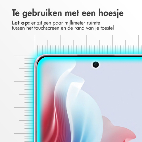 Accezz Gehard Glas Screenprotector Oppo Reno 11 F, afbeelding 3