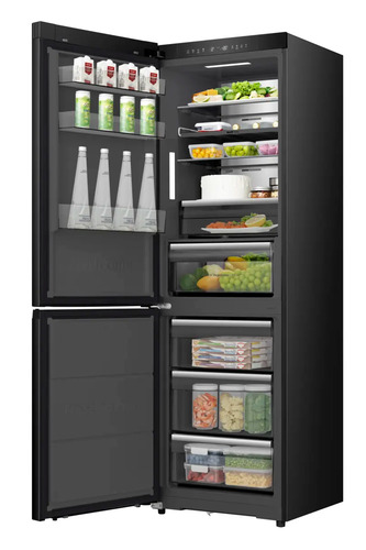 Hisense RB5K330GSFC Réfrigérateur-congélateur pose libre - 330 L de capacité - No Frost - MultiAirFlow - Acier graphite – Photo 9 sur 10