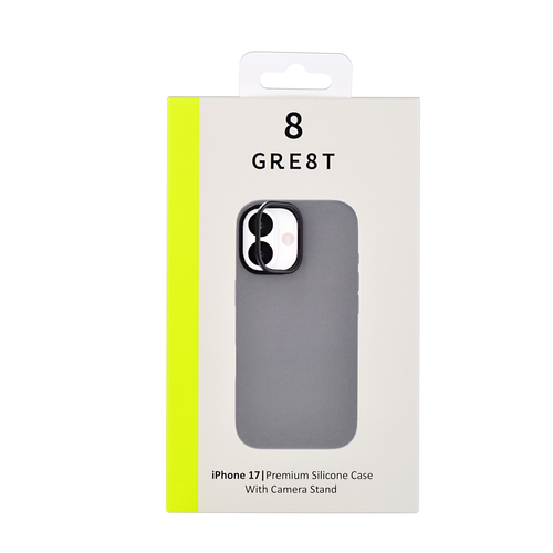 GRE8T GRS Silicone, Grey iPhone17 Retail – image 9
