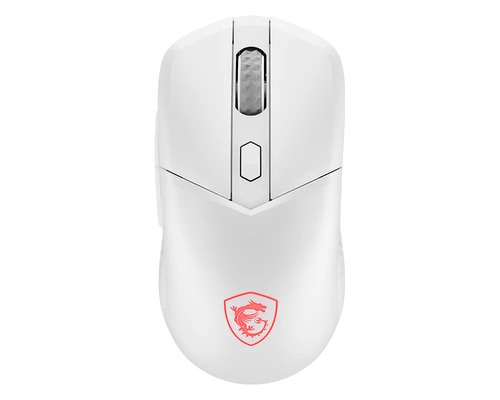MSI VERSA 300 Wireless White компьютерная мышь Игровой Для обеих рук RF Wireless + Bluetooth + USB Type-A Оптический 8000 DPI
