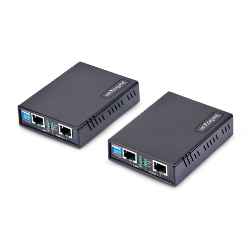 VDSL2 ETHERNET EXTENDER KIT OVER SINGLE PAIR WIRE, UP TO 0.6MI (1KM) LONG RANGE