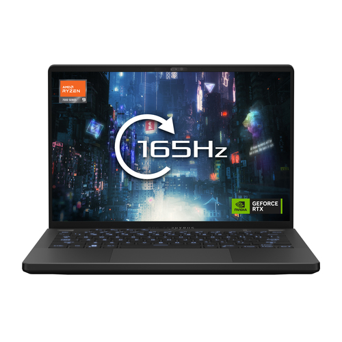 ASUS ROG Zephyrus G14 GA402XZ-N2002W AMD Ryzen™ 9 7940HS Ноутбук 35,6 cm (14") Quad HD+ 32 GB DDR5-SDRAM 1 TB Твердотельный накопитель (SSD) NVIDIA GeForce RTX 4080 Wi-Fi 6E (802.11ax) Windows 11 Home Серый