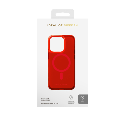 iDeal of Sweden Clear Case MagSafe iPhone 14PR Radiant Red – image 2