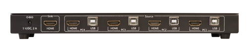 Lindy KVM Switch Classic HDMI, USB 2.0 & Audio, 4 Port – image 2