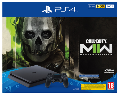 Sony Interactive Entertainment PlayStation 4 500GB + CALL OF DUTY: Modern Warfare 2 Wi-Fi Черный