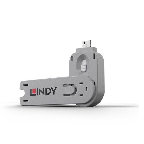 Product image: Lindy USB Type A Port Blocker Key, White