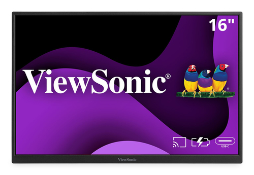 16IN PORTABLE IPS MONITOR WITH BUILT IN BATTERY AND WIRELESS CASTING CAPABILITIE