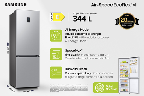 Samsung RB34C670DSA Freestanding Graphite, Metallic – image 3