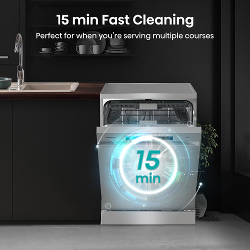 Hisense HS693C60XADUK dishwasher Freestanding 16 place settings – image 5