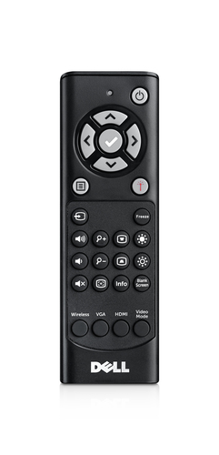 Dell RMT-4350 remote control IR Wireless Projector Press buttons