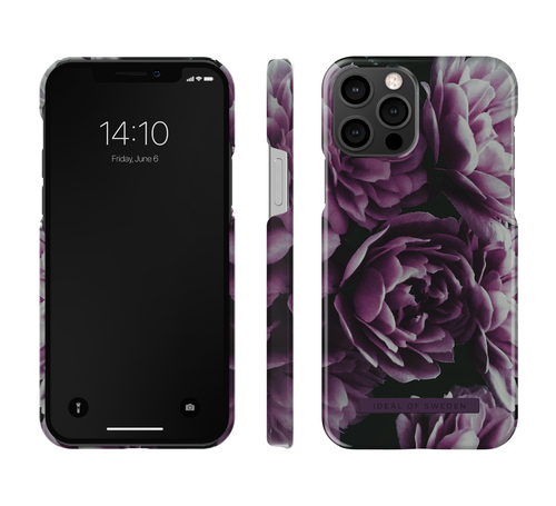 iDeal of Sweden Printed Case iPhone 12/12P Deep Purple Bloom – image 2