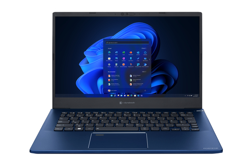 Dynabook Portégé X40-K Intel® Core™ i5 i5-1340P Ноутбук 35,6 cm (14") Сенсорный экран Full HD 16 GB DDR4-SDRAM 512 GB Твердотельный накопитель (SSD) Wi-Fi 6E (802.11ax) Windows 11 Pro Синий