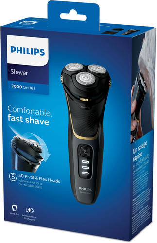 Philips 3000 series Shaver series 3000 S3333/54 Wet or Dry electric shaver, Series 3000 – image 4